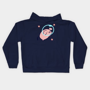 Space Pig Kids Hoodie